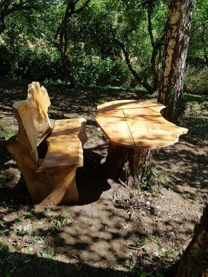 Hotel Retraite rustique en bordure de forêt à la campagne à Belle-Isle-en-Terre Extérieur photo