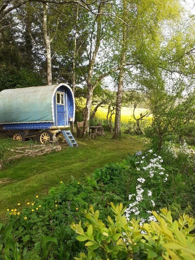 Hotel Retraite rustique en bordure de forêt à la campagne à Belle-Isle-en-Terre Extérieur photo